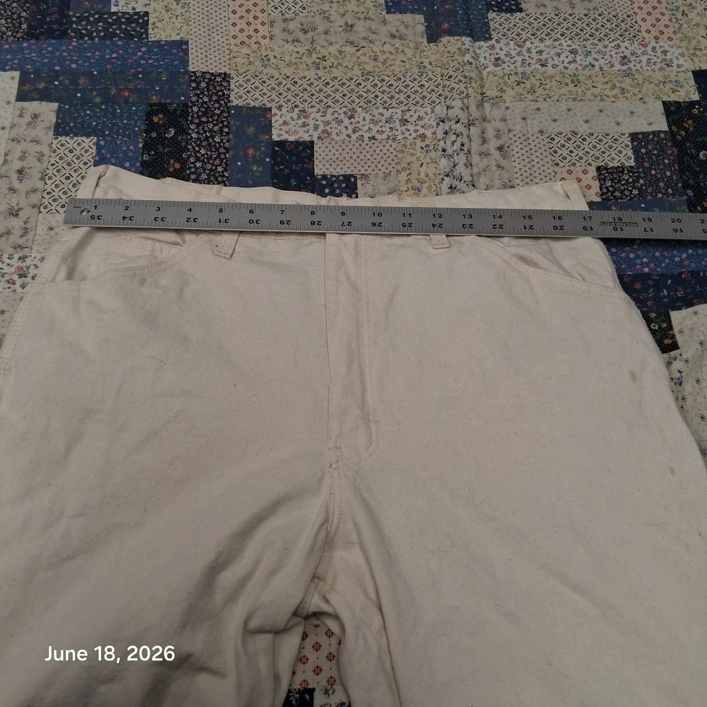 Vintage Dickies Carpenter Painter Pants Size 36x30 Canvsa Workwear